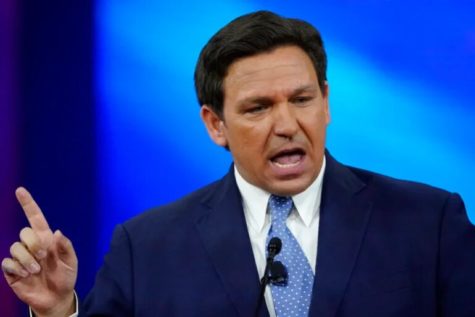 Florida governor, Ron DeSantis, defends House Bill 1557, commonly referred to as the Dont say gay law, as reasonable. 