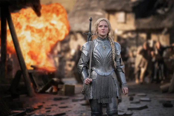 Galadriel played by Morfydd Clark takes on a central role in the new series. Tolkiens Lord of the Rings was often critiqued for its lack of strong central female characters. 